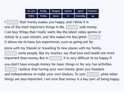 Gateway to the world A2 U8 writing