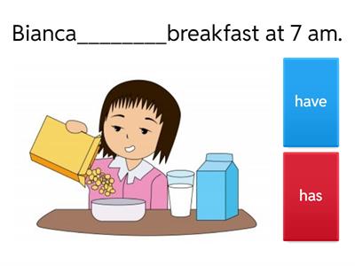 Present simple (affirmative, negative and interrogative forms)