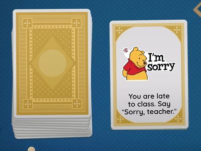 RANDOM CARDS — SCHOOL SITUATIONS