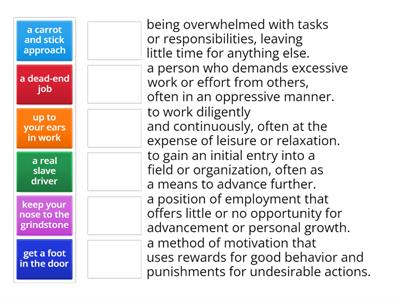 Idiomatic expressions