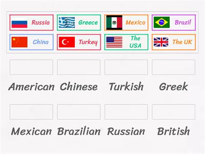 Countries & Nationalities Prepare 1