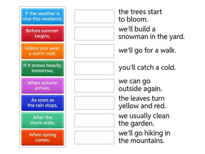 Adverbial Clauses of Time and Condition