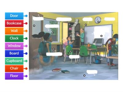 Super Minds 2 school things 