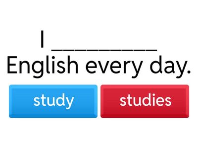  Present simple practice