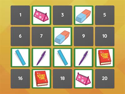 MEMORY GAME SCHOOL O.