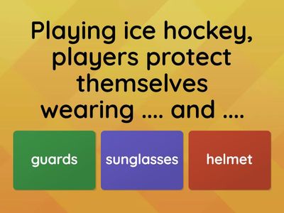 Bloggers 2 Unit 1A - Sports and equipment quiz