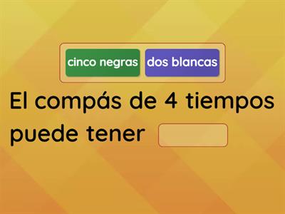 Los compases simples - de 4, 3 y 2 tiempos