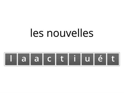 Vocabulaire des médias