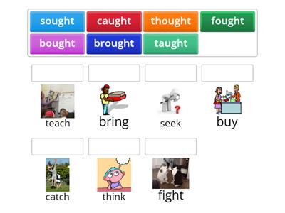 AUGHT OUGHT Irregular Verbs Matching