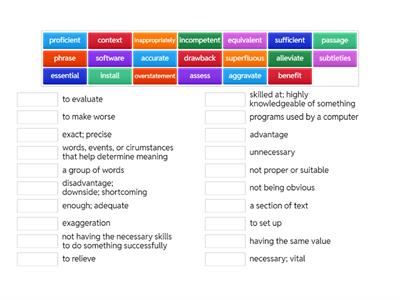 Point to G vocab p10