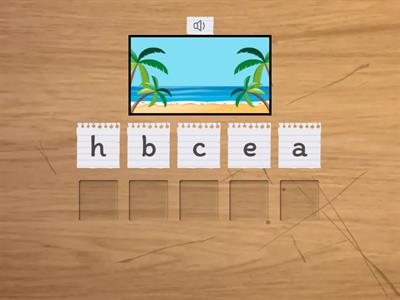 Beach words 1 ~unjumble