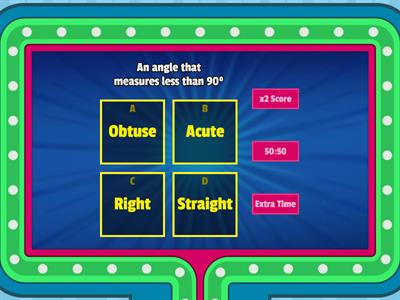 Angle Relationships Vocabulary 