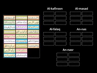 Quran revision(short surahs)