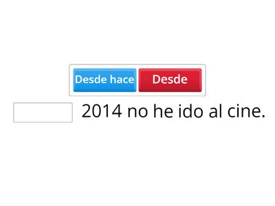 Desde/Desde hace A2- MJ