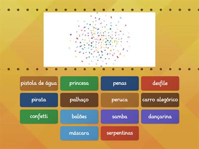 Vocabulário Carnaval