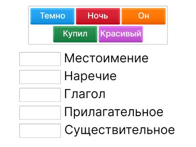Задание по Русскому языку