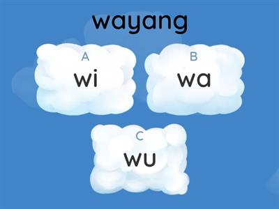 (Cikgu Atiqah) Suku Kata /wa/, /wi/, /wu/