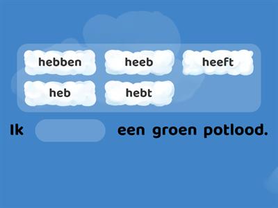 Conjugating 'hebben' in sentences