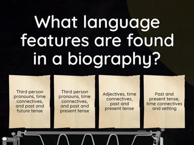 Language features - time connectives