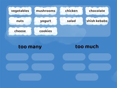 Too much Vs. Too many