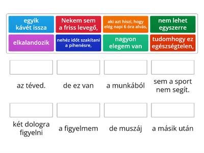 Mi a párja - szókincs B1 2. lecke