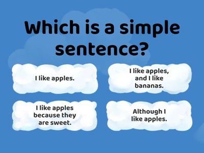 Simple and Compound Sentences Quiz