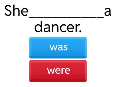 was-were + negative form easy game