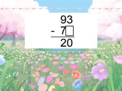 DOUBLE DIGIT SUBTRACTION - 2