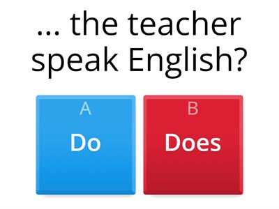  Do/Does ✏️