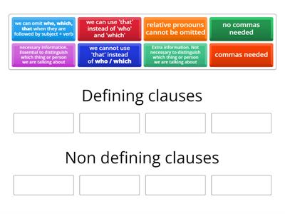 Relative clauses 