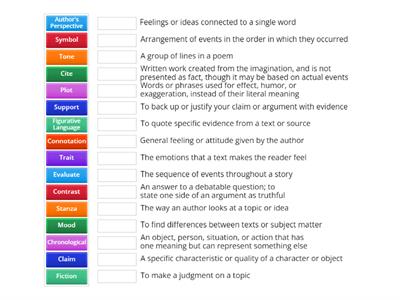 ELA Vocabulary Terms 2