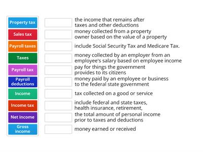 Personal Finance 5.10A Review & 5.10B