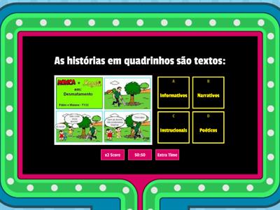 Quiz- História em quadrinhos