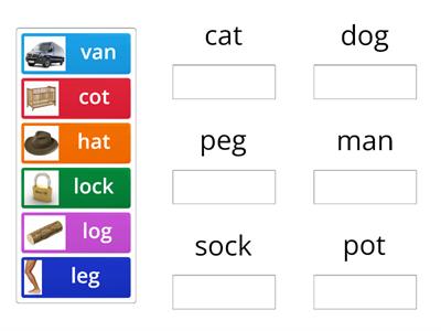 Phase 1 rhyming words