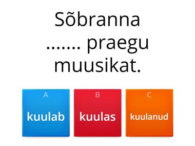 6.A. Kordamine teemal MUUSIKA