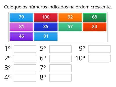 Profª Márcia - Vamos colocar em ordem crescente?