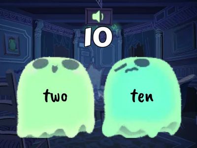 Numbers 1-10, second grade