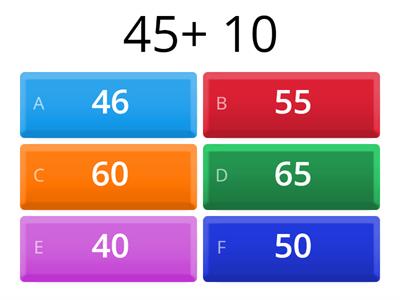 Add & Subtract 10 & 100 - Quiz Style