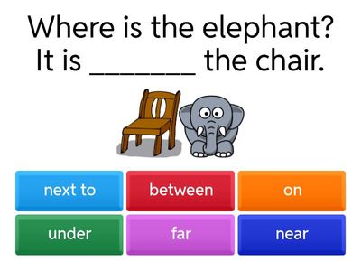 Prepositions of place - QUESTIONS