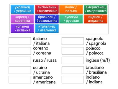 Национальности