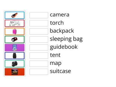 Travel equipment (GG4. Unit 2.3)