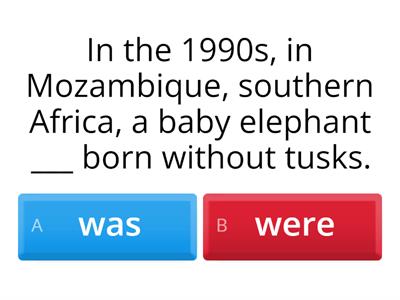 Nómade - Simple past of be