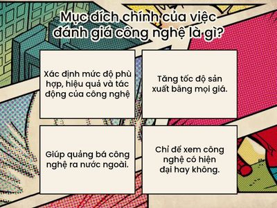 bài 7 :đánh giá công nghệ 
