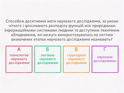 Технологія наукової діяльності