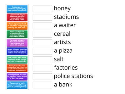 Flyers Vocabulary - Reading Part 1