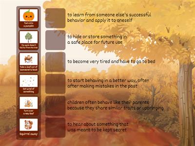 Autumn idioms