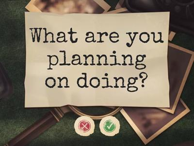 Going through immigration - Questions (P)