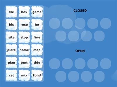 Open or closed syllable?