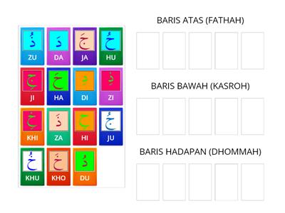 HURUF HIJAIYYAH TUNGGAL BERBARIS (SIRI 2) - ZaiSha