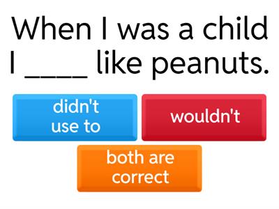 Used to/ Would - Past Habits